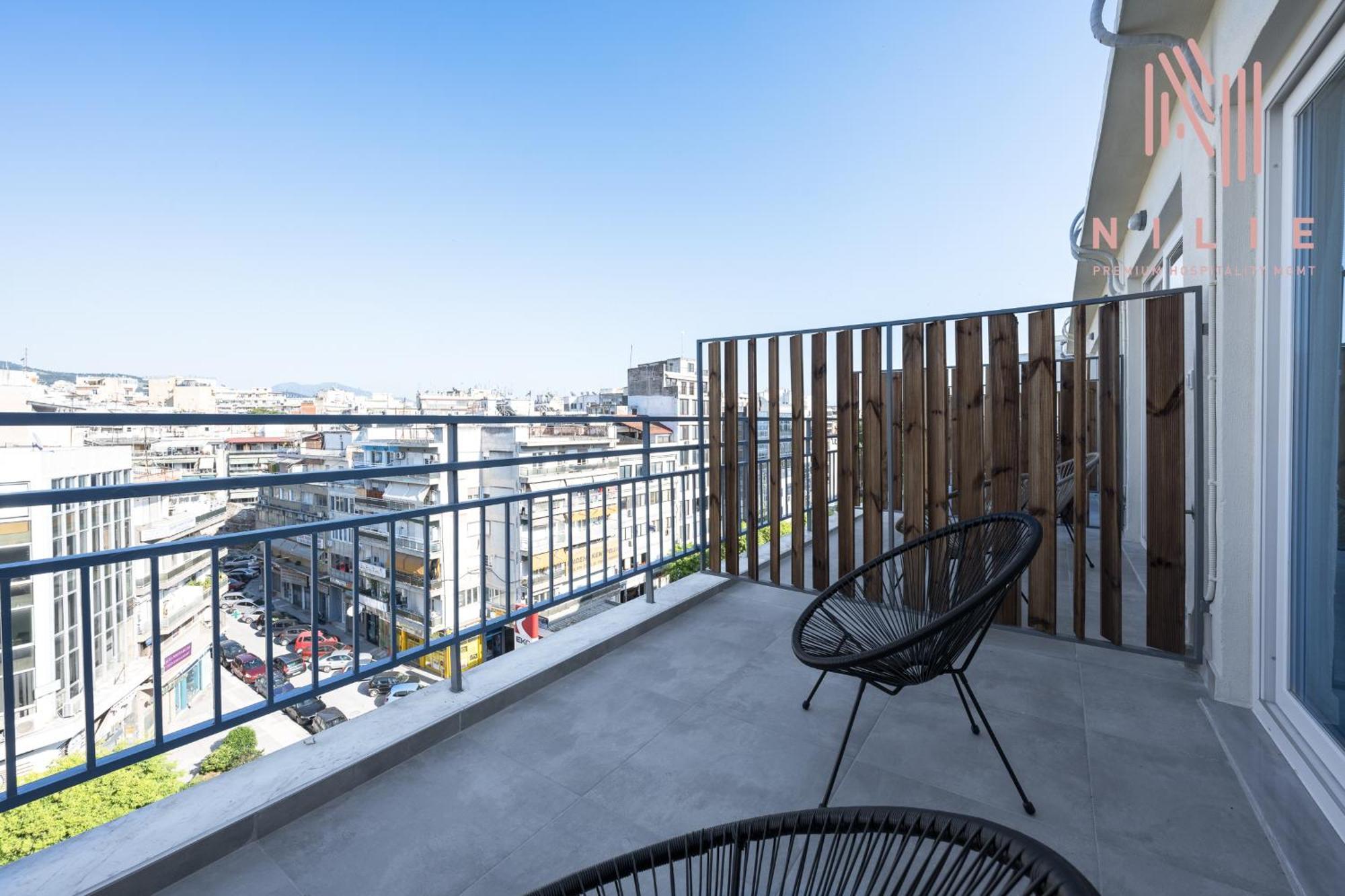 Ferienwohnung V1 Penthouse, Nilie Hospitality Mgmt Thessaloniki Exterior foto