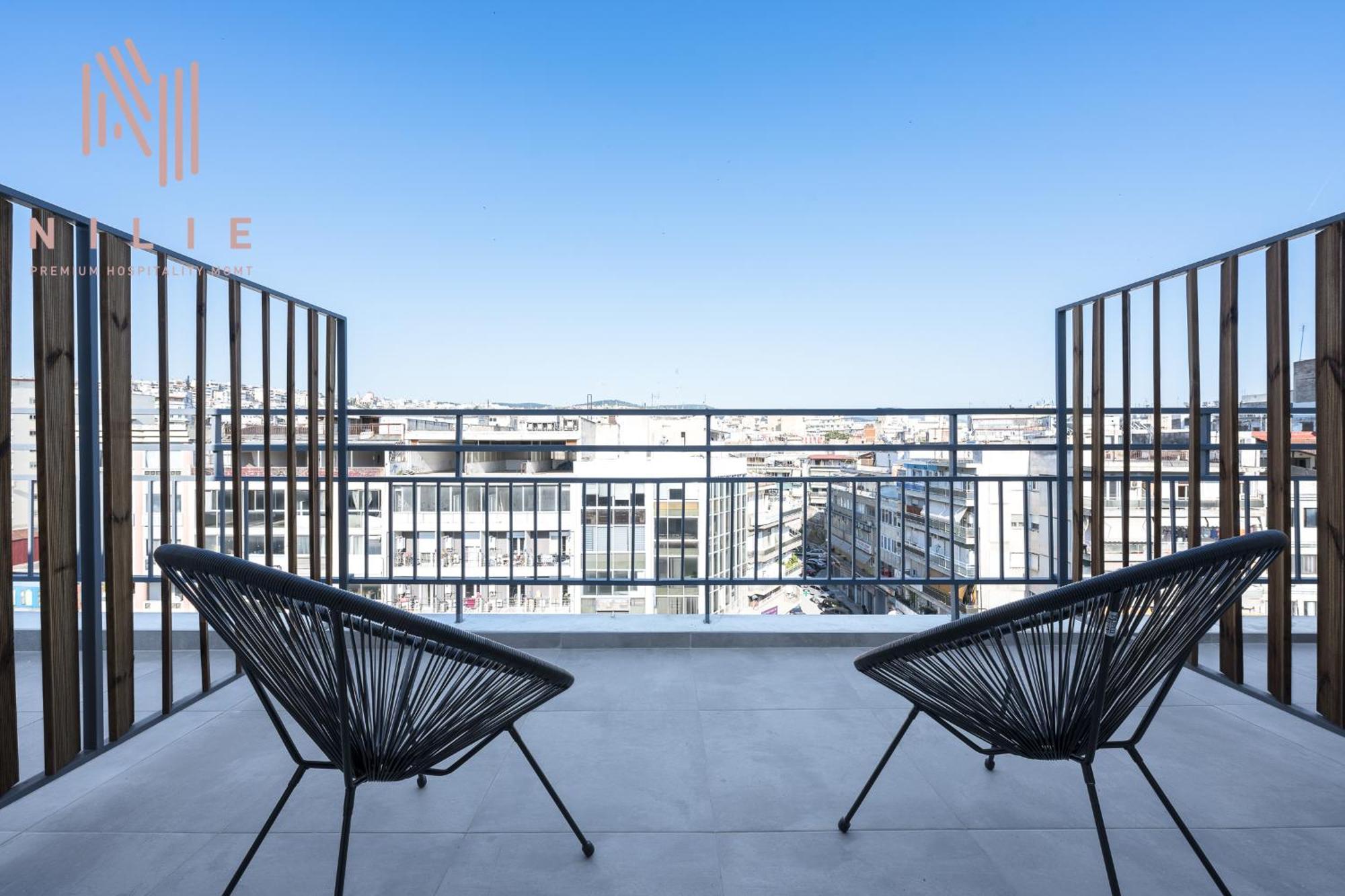 Ferienwohnung V1 Penthouse, Nilie Hospitality Mgmt Thessaloniki Exterior foto