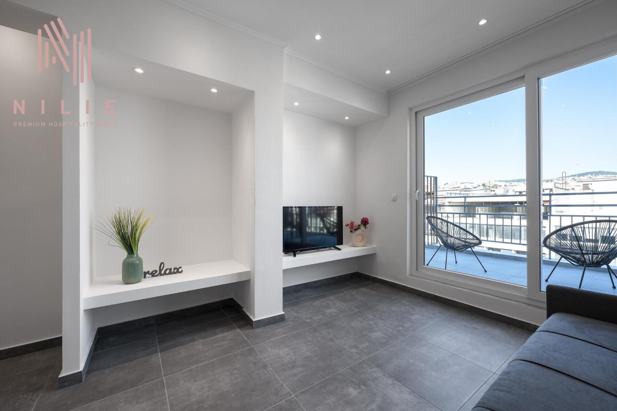 Ferienwohnung V1 Penthouse, Nilie Hospitality Mgmt Thessaloniki Exterior foto