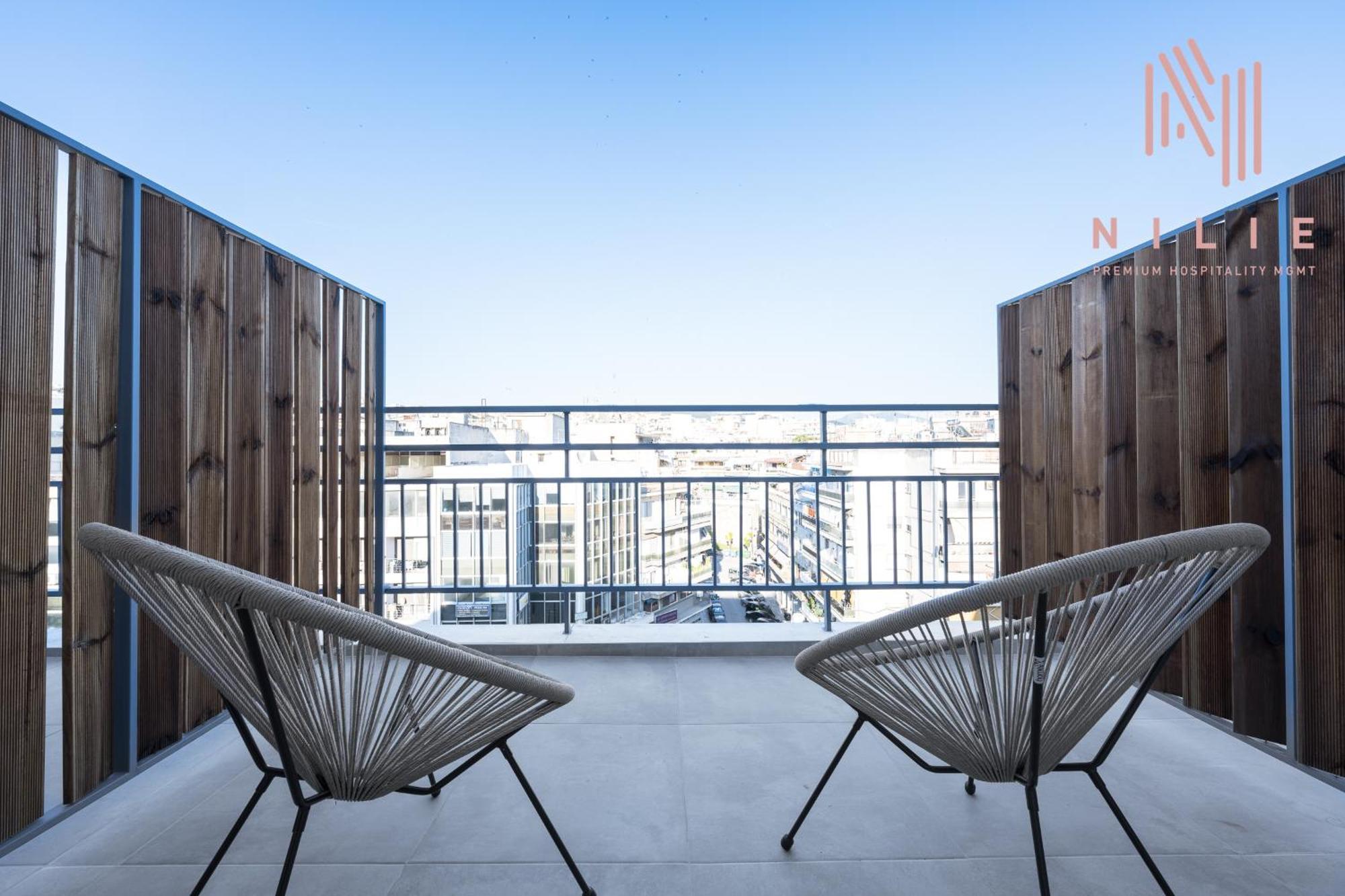 Ferienwohnung V1 Penthouse, Nilie Hospitality Mgmt Thessaloniki Exterior foto