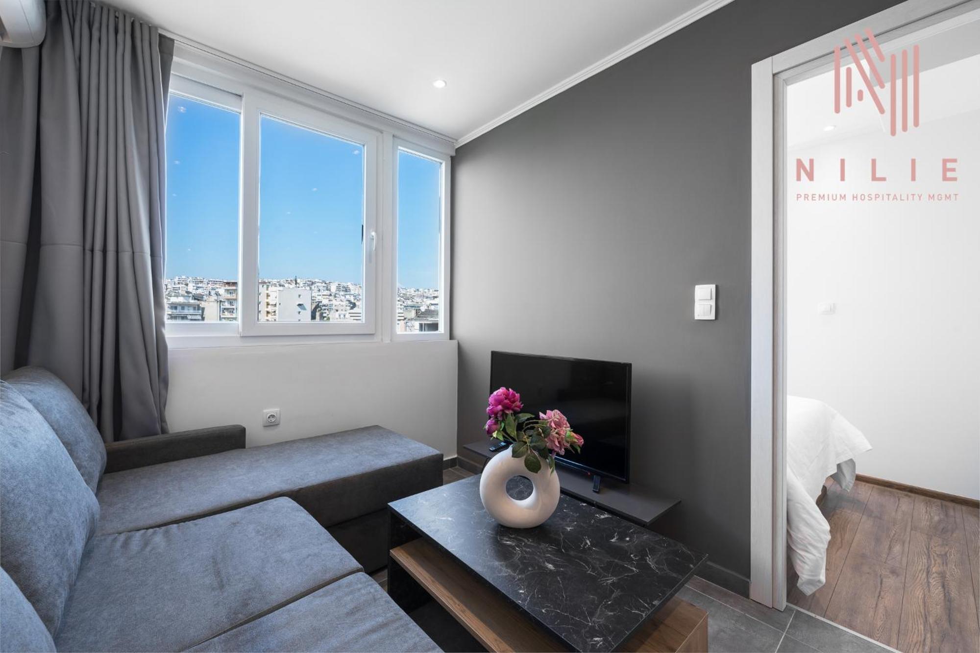 Ferienwohnung V1 Penthouse, Nilie Hospitality Mgmt Thessaloniki Exterior foto