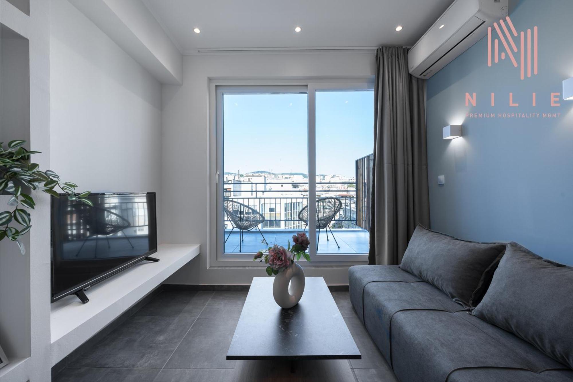 Ferienwohnung V1 Penthouse, Nilie Hospitality Mgmt Thessaloniki Exterior foto
