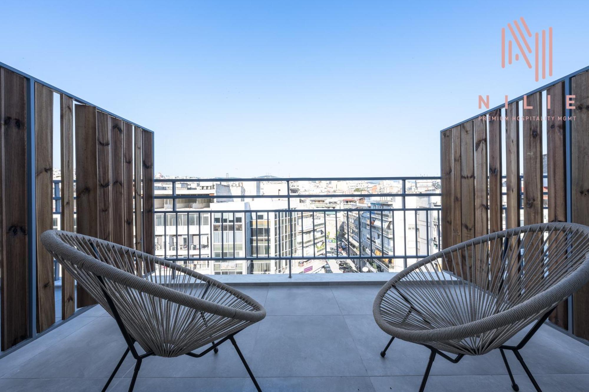Ferienwohnung V1 Penthouse, Nilie Hospitality Mgmt Thessaloniki Exterior foto
